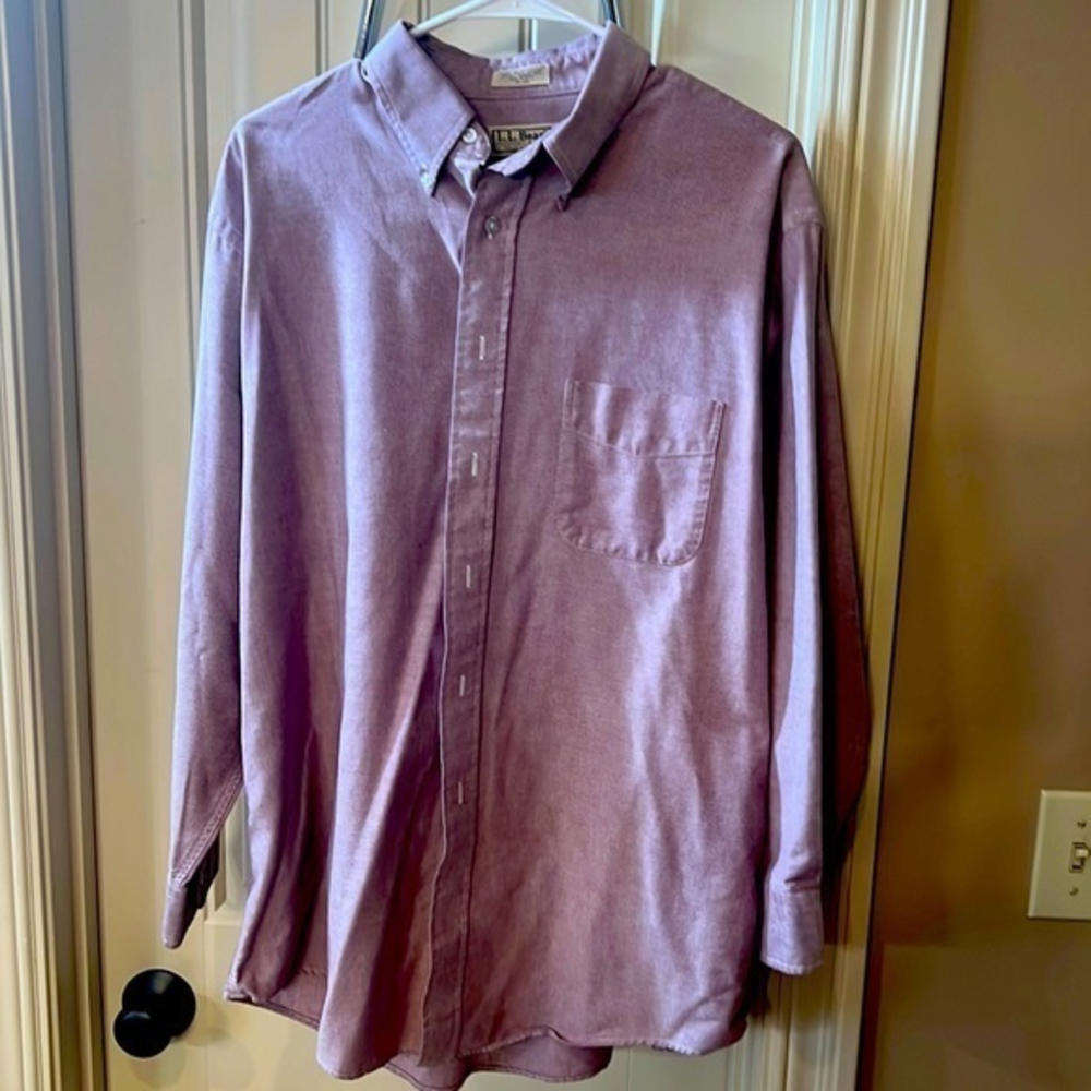 L.L Bean‎ Oxford Shirt Single Needle Tailoring
